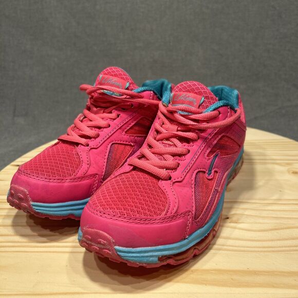 LA Gear Womens Elite Sprint Size 7.5 Neon Pink Running Shoes Totally Rad! - Picture 1 of 8